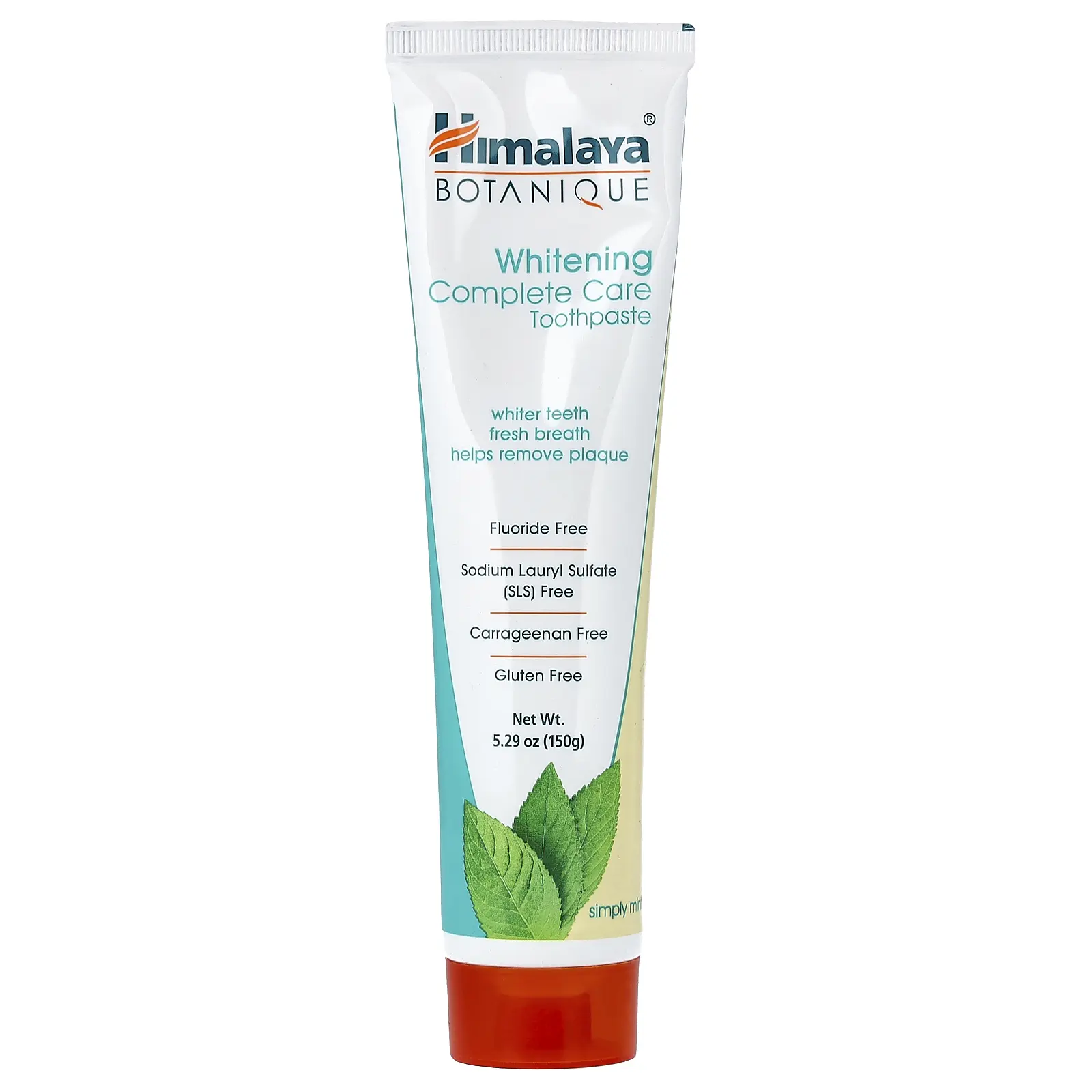 Himalaya Botanique, Whitening Complete Care Toothpaste, Simply Mint, 5.29 oz (150 g)