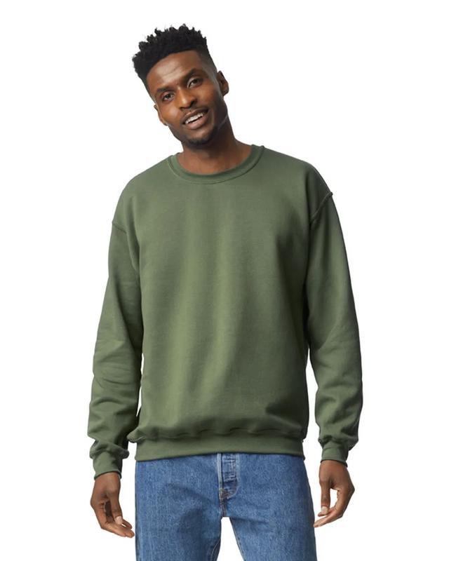 Gildan 18000 Adult Crewneck Sweatshirt, 8oz./yd., 50% polyester/50% cotton