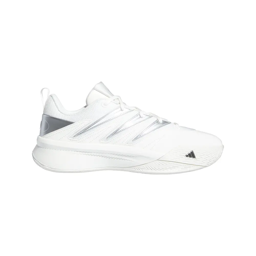 adidas Mens Dame Certified 3 Low Trainers Basketball Sneakers Shoes - White