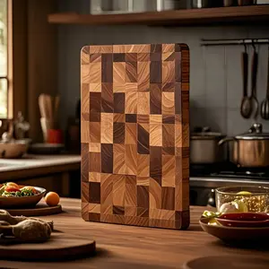 3-Piece Wooden Cutting Board Set with Stand, Book Shape Design, Dishwasher Safe, Easy Clean, Ideal for Meat and Vegetables, Unique Gift