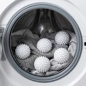 4-Piece Laundry Ball Set, Stain Remover, Anti-Tangle, Reusable Magic Hair Catcher, Compatible with Washing Machines, Home Use, Laundry Products