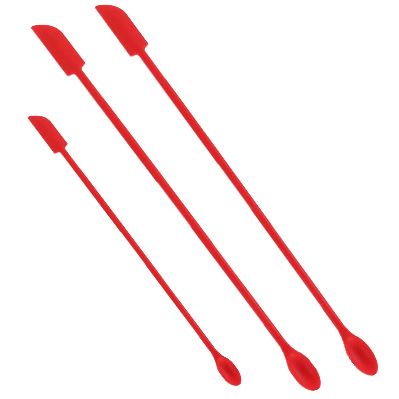 Makeup Spatula Tool Mini Spatula Set Beauty Scraper Spatula Thin Blade -Reusable Long Beauty Small Spatula to Get Last Drop Lotion Bottle Spatula (3count)