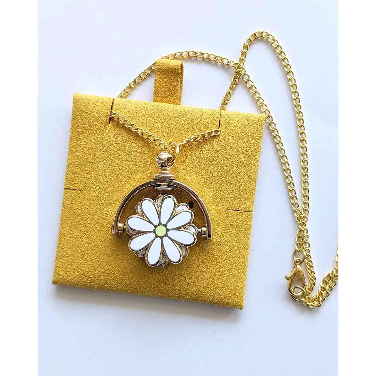 Daisy Fidget Spinner Necklace