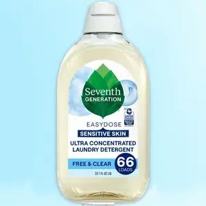 Seventh Generation Free & Clear Ultra-Concentrated 66-Loads Laundry Detergent – 23.1 fl oz
