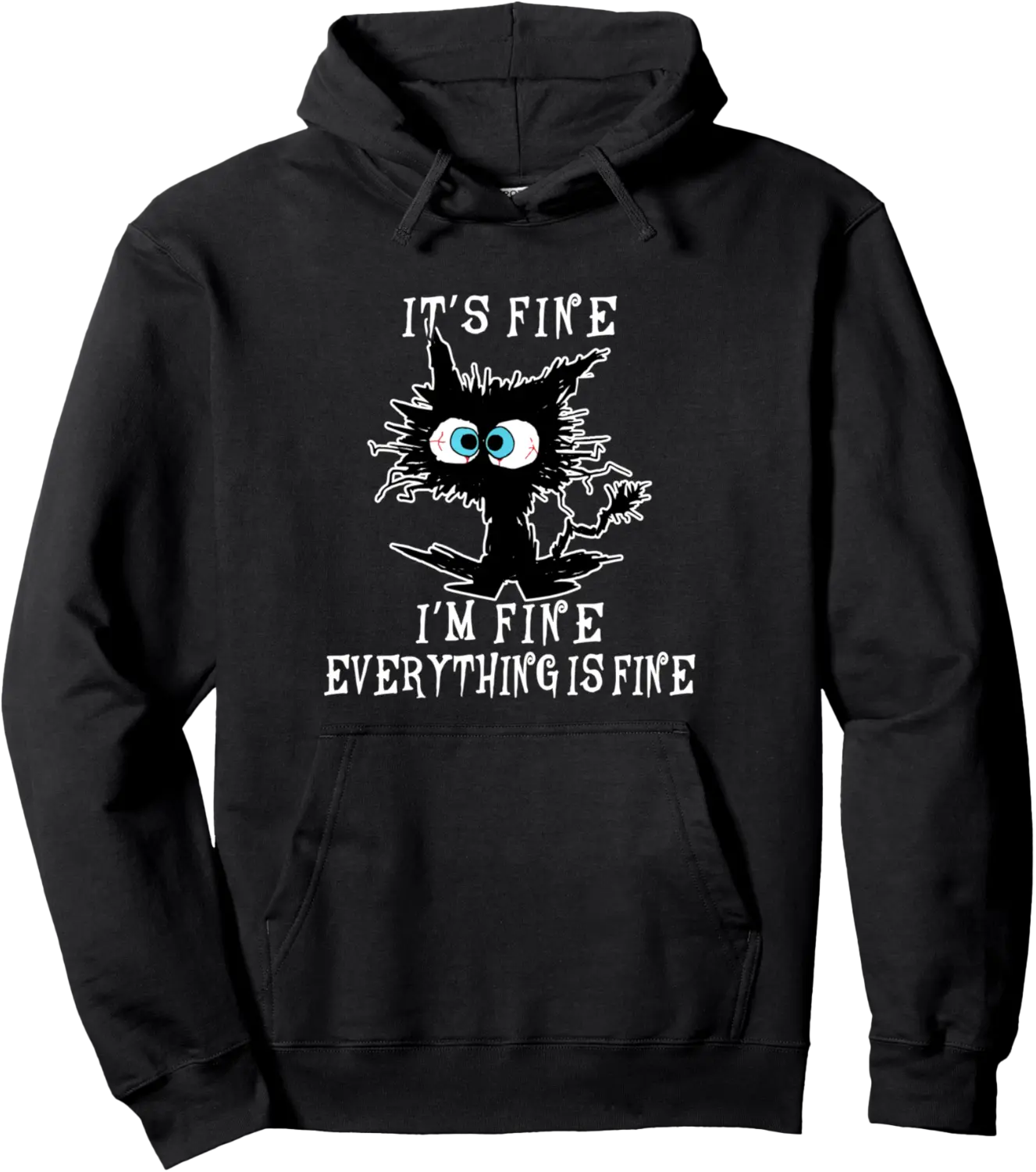 Its Fine Im Fine Everything's Fine Pullover Hoodie - Sabrinasmitl Shop 80B0DNFQ7WCD