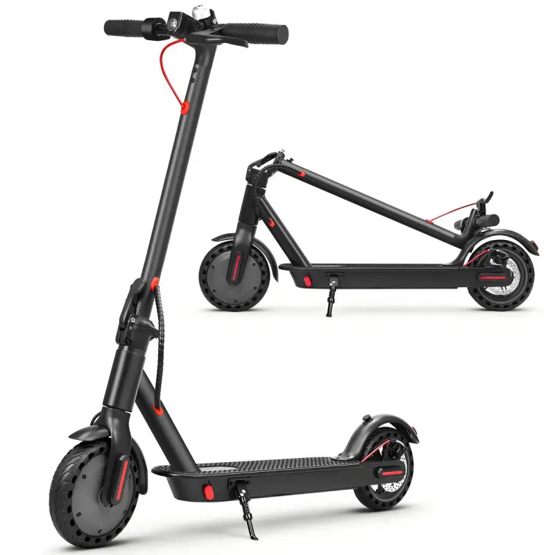 Folding Electric Scooter for Adults, Portable Lightweight Aluminum Alloy Frame for Commuting, 350W Motor, 19 mph Top Speed, 21 mi Range