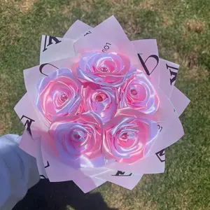 Pink and white mix bouquet
