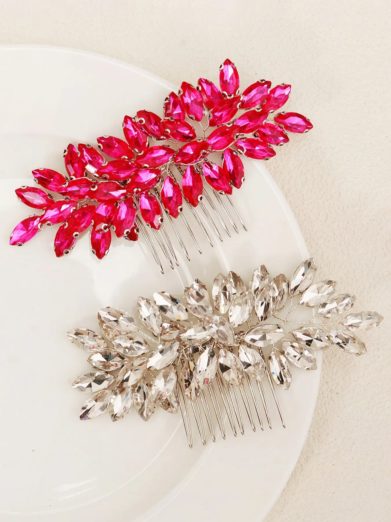 Luxury Bridal Hair Comb with Rhinestones, Handmade Wedding Headpiece for Bridesmaids, Party Costume Accessory, Elegant Bride Hairstyle Decor, Fashion Hair Accessories