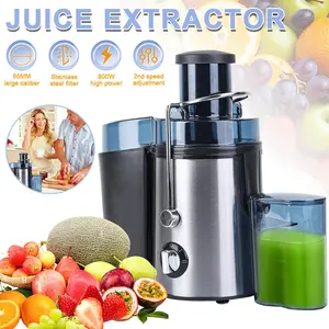 Juicer Machine,  Centrifugal Juicer Extractor with Wide Mouth Feed Chute for Fruit Vegetable, Easy to Clean, Stainless Steel
