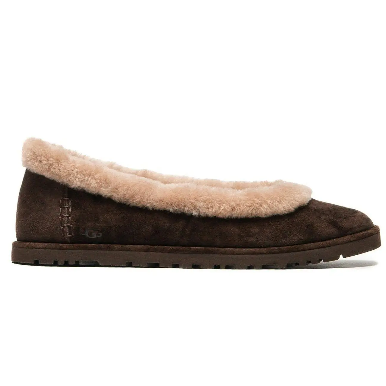 UGG Zora Ballet Flat Dusted Cocoa 1178111-DDC Women's Fashion Sandal New
