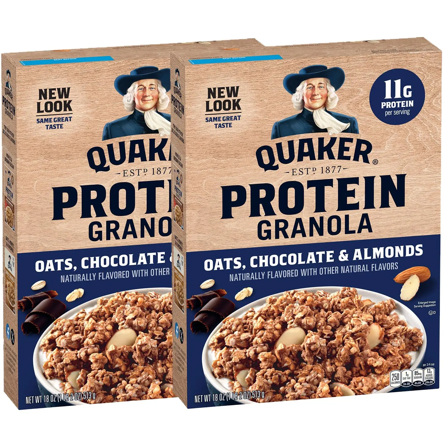 Quaker Simply Granola Honey & Raisin, 24.1 Oz (Pack of 2)