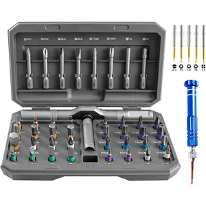 42 In 1   Set, Multi Bit Ratchet  Set with Small , t Handle Ratchet  Repair Tool Kit for  Furniture & Diy