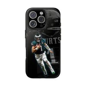 Jalen Hurts Phone Case Impact Resistant Eagles Themed Phone Case Premium Matte Texture, Protection, Shockproof, Anti-Drop, Anti-Fingerprint For IPhone 17-12, Pro Max, Pro Plus, and Samsung S25-22 Protection Safety