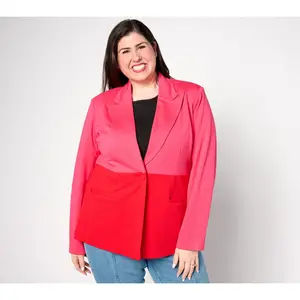 Studio Park x Shawn Killinger Colorblock Ponte Blazer