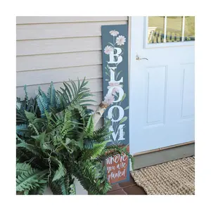 Sincere Surroundings 47" Bloom Where Planted Porch Board