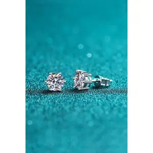 Endless Cheer Moissanite Stud Earrings
