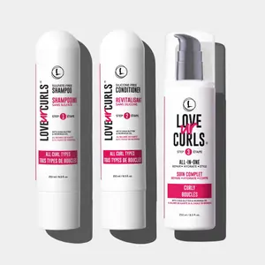 Curly 3-Step System Haircare Hydrate Repair Clean Curly 3-Step System Haircare Hydrate Repair Clean