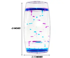 Liquid Motion Bubbler Spiral Timer Fidget Toys Desk Calming and Soothing | Sensory Toys Visual Ooze Tube Toy for Anxiety Relief Ideal Birthday Adult Fidget