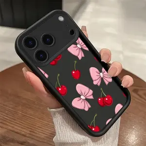 For iPhone 17 ProMax/Air16 Plus Creative 15/14/13 Mini12/11/XS Personalized Cherry XR Phone Case All Inclusive/XR