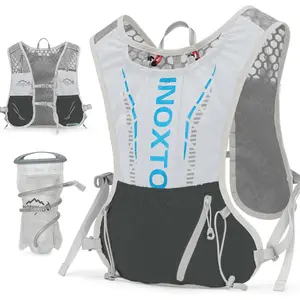 Hydration Vest Backpack Lightweight Running Vest Pack with 1.5L Water Bladder Breathable Daypack for Hiking Trail Running Cycling Marathon Outdoor Sports for Men Women