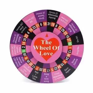 Interactive Decision Wheel Game for Two Players – Spin & Play Activity Wheel for Game Night, Parties & Gifts