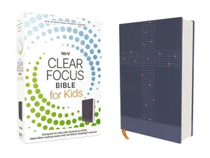 Nirv, Clear Focus Bible for Kids (Help Kids with ADHD or Dyslexia Read with Confidence), Leathersoft, Blue: Read More of the Bible with Better Focus U -- Zondervan - Bible