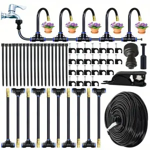 Automatic Drip Irrigation Kit, Plastic Sprinkler, Adjustable Watering System for Gardens & Plants, Multiple Sizes Available, Universal Fit for Europe & America