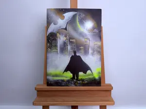 "Dark Knight" - Paper Spray Art