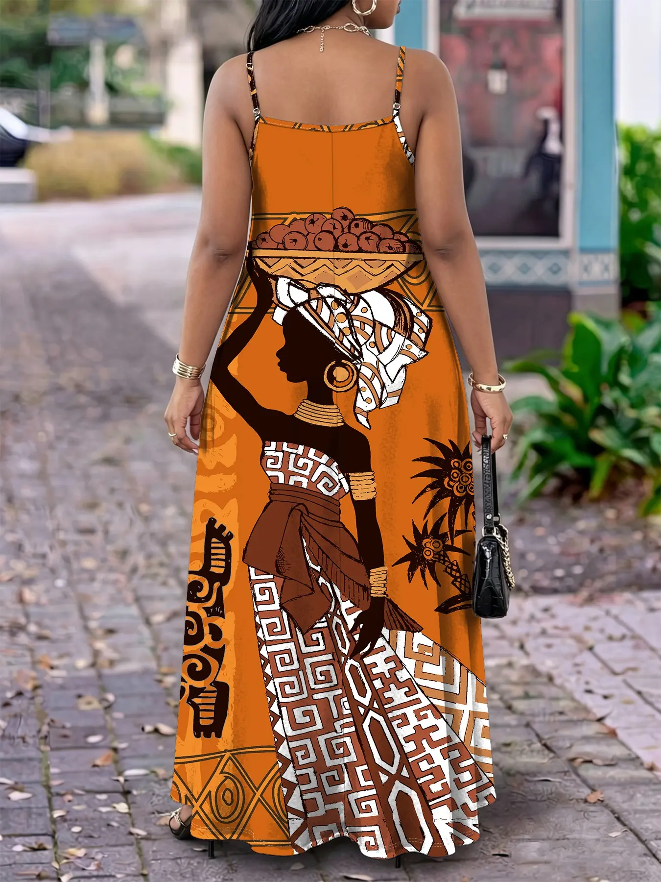 plus size african print maxi dress Demetria African Print Maxi Dress Shirley Girl Boutique