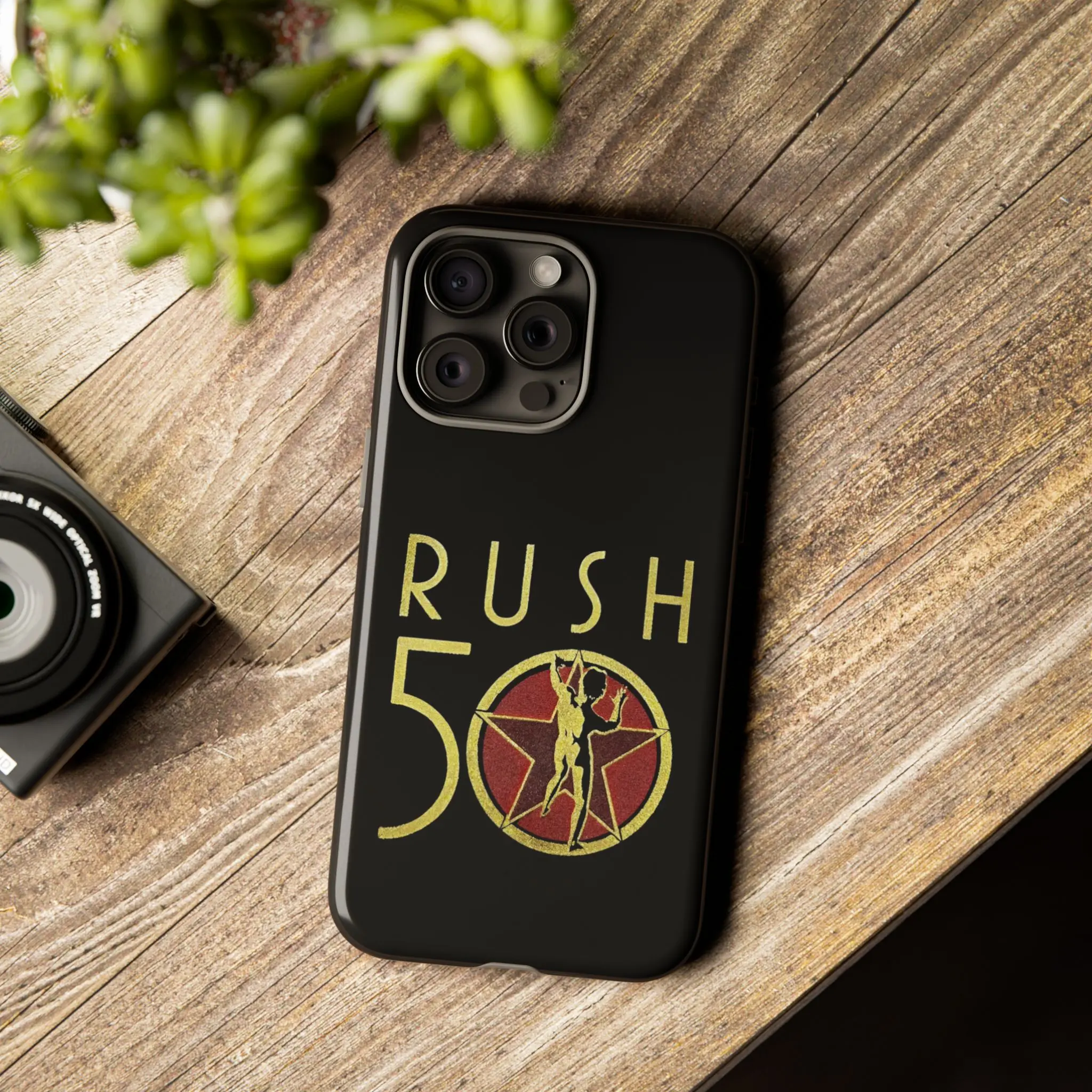 Rush R50 Anniversary Phone Case, Vintage Progressive Rock Band Inspired Case, Retro Music Fan iPhone Cover, Classic Album Art Style Protective Case