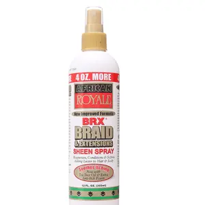 African Royale BRX Braid and Extensions Sheen Spray 12 oz Gel Haircare