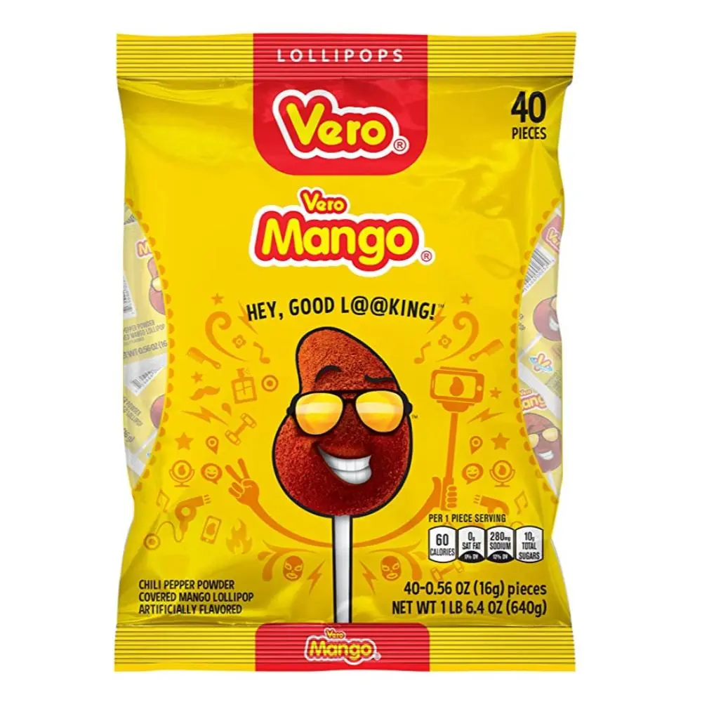 Vero Mango w/ Chili Lollipop Bag 40pc