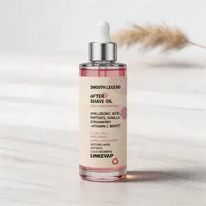 LINKEVAP Strawberry & Vanilla After Shave Oil – Moisturizing & Soothing Oil for Smooth, Hydrated Skin, Ideal for Women’s Shaving Care