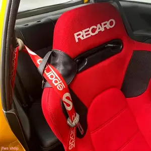 2026 New Racing Seat Belt Shoulder Pad With Limiter Clip Strap Fixer And Protector For Car Comfort And Safety Driving Universal Fit US Design