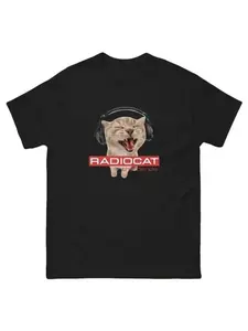 RADIOCAT The Bends Vintage Unisex Funny Tshirt Round Neck Crewneck
