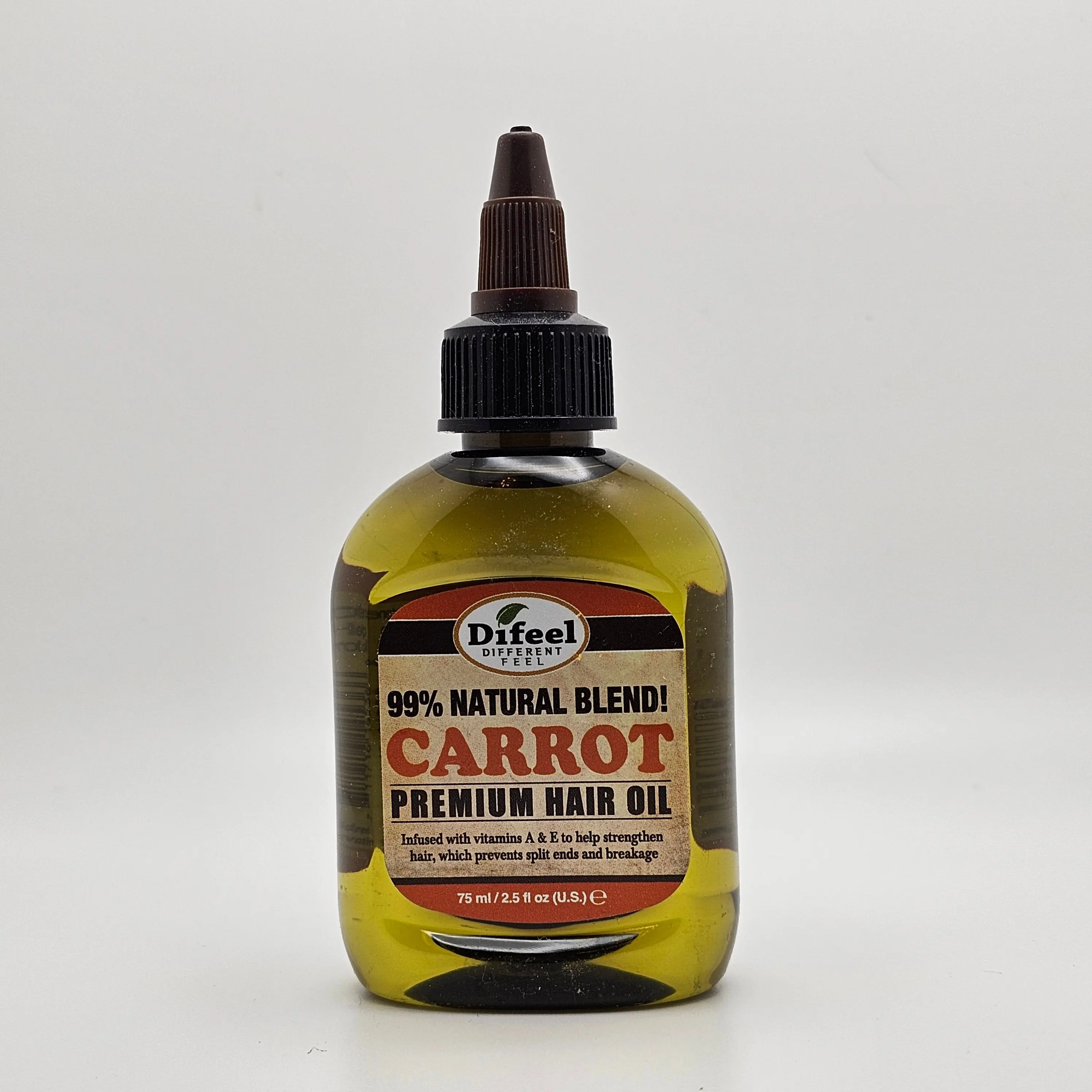 DIFEEL HAIR OIL - CARROT OIL 2.5 OZ