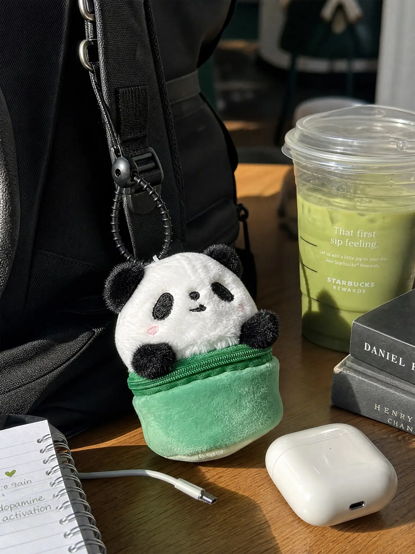 Cute Mini Plush Coin Purse Pendant, Cartoon Panda Water Buffalo Bear, Soft Filled Animal Zipper Bag, Earphone Storage, Women Girls Backpack Wallet