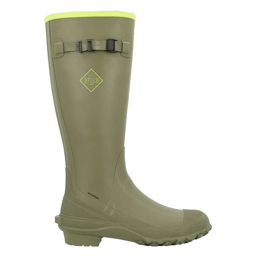 Muck Boot Mens Harvester Tall Pull On Rain Casual Boots Mid Calf - Green