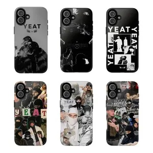 Yeat Rapper Phone Case for iPhone & Samsung Galaxy, Streetwear Design Phone Case Suitable for iPhone 17-11 Pro Max/Plus