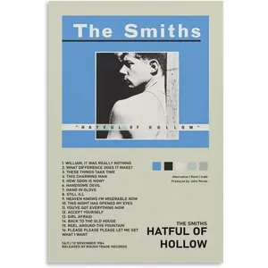 The Poster Smiths Poster Album HATFUL OF HOLLOW 1 Home Decor Poster Wall Art Hanging Picture Print Bedroom Decorative Painting Posters Room Aesthetic 24x36inch(60x90cm) wall  art  prints