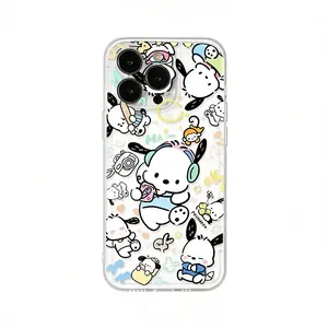 2026 P-Pochacco Cartoon Phone Case - Soft, Playful Design for foriphone 17/ 16/ 15/ 14/ 13/ 12/ 11, 16 Pro Max, 7/ 8/ 7 Plus, 8 Plus, 12 Mini, 13 Mini, XS Max, XR, XS, X, 16 Pro, 16 Plus Transparent