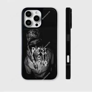 Gritty Hip - Hop Collage Phone Case_ ‘Rico O Muerto’ Aesthetic with Bold Black & White Design – Last Case You'll Ever Need – Military Drop-Tested Tough Armor for iPhone 17 16 15 14 13 12 11 Pro Max Plus