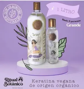 keratin rituall de alisado ritual botanico made in comlombia 2 pack 1L