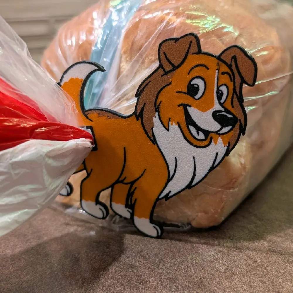 Pet Bread Clip | Dog & Cat Bread Bag Sealer | Cute Animal Kitchen Clip | Reusable Bread Bag Closure | Pet Lover Gift | 3D Printed Kitchen Accessory