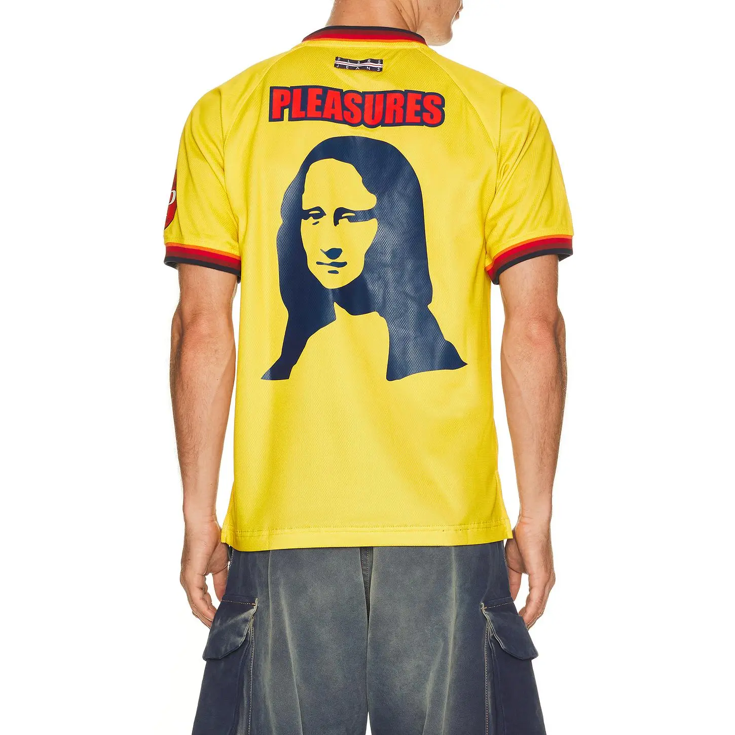 Pleasures Mona Sport Jersey in Yellow
