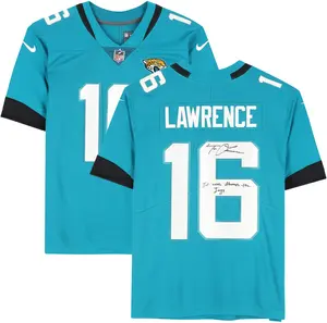 Trevor Lawrence Jacksonville Jaguars Autographed Teal Nike Limited Jersey with "It Was Always the Jags" Inscriptions - Fanatics Authentic Certified