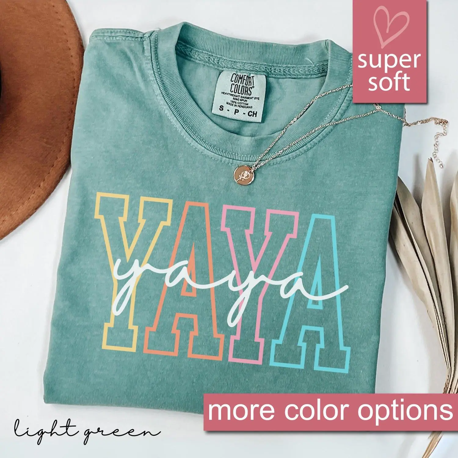 Comfort Colors/Gildan Yaya Shirt, Yaya T-Shirt, Yaya Tee, Cute Yaya Shirts, Grandma Gift, Grandmother Shirt, Grandma Mimi Gigi Nana