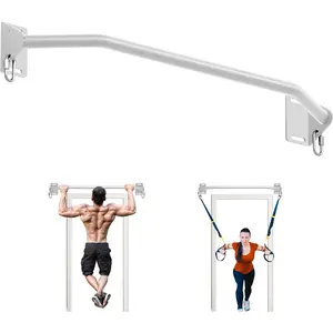 Pull Up Bar Wall Mounted-Heavy Duty Joist Mounted Pull Up Bar- Strength  Pull-Up Bars-Fast and Easy Installation for  and Garage Use,Supports up to 600 Lbs