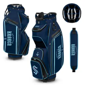 Seattle Kraken Caddy Cooler Golf Bag