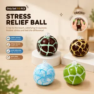 Crispy and soft, chocolate-shaped malleable stress-relieving balls, Sensory stress reliever, combining fingertip stress relief and sensory stimulation, food-shaped toys for anxiety relief